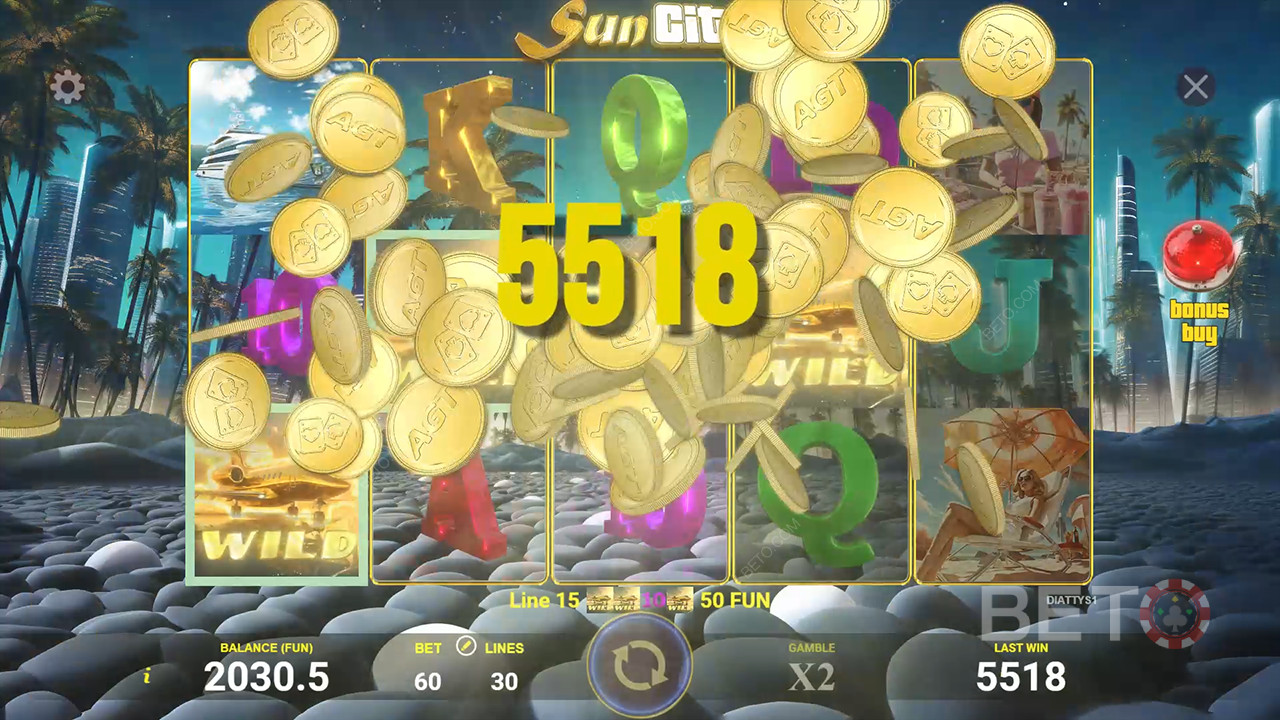 Ανασκόπηση του Sun City από την BETO Slots