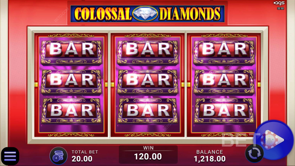 Colossal Diamonds Ανασκόπηση από BETO Slots