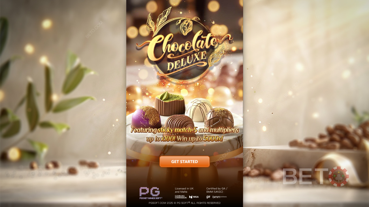 Κερδίστε 5.000 φορές το στοίχημά σας στο Chocolate Deluxe Video Slot!