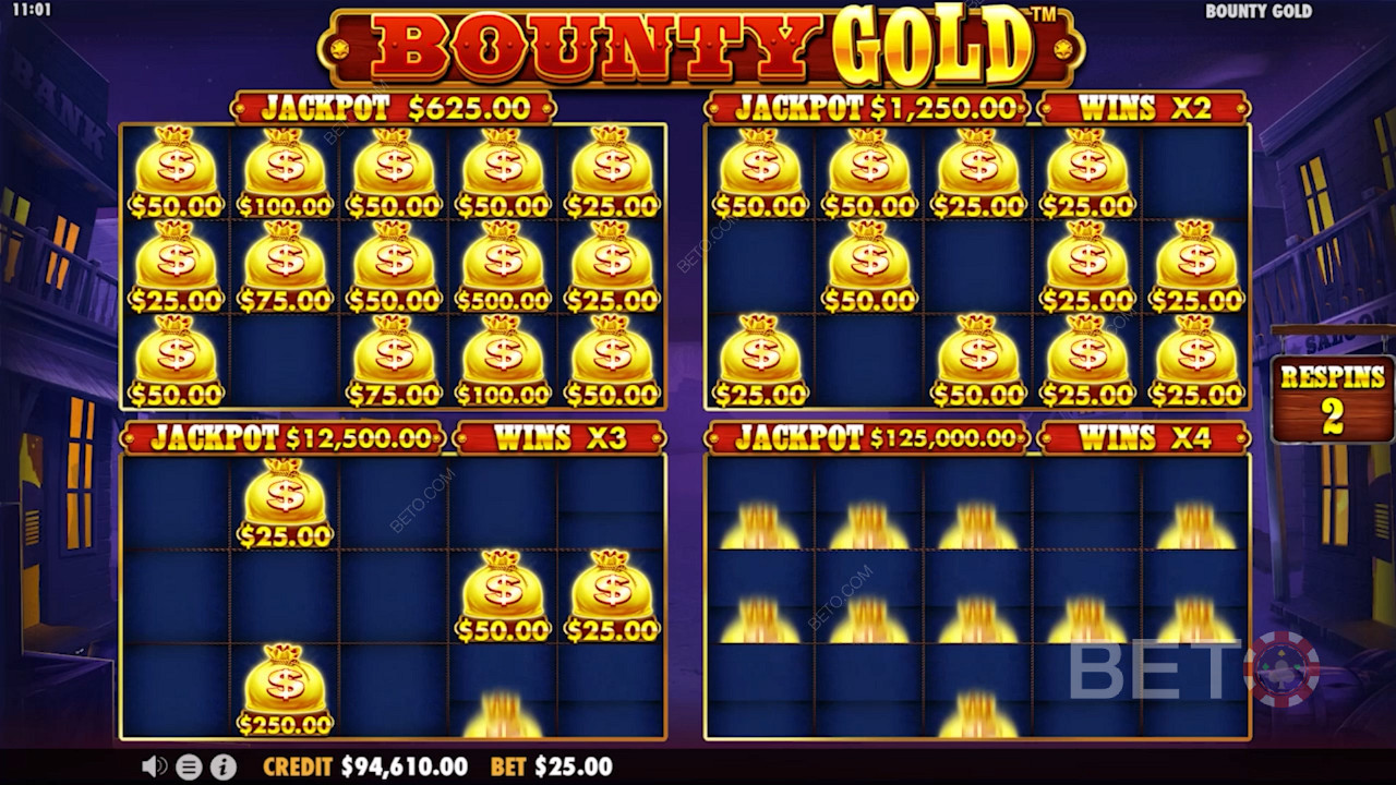 Το ειδικό μπόνους Money Re-Spin του Bounty Gold
