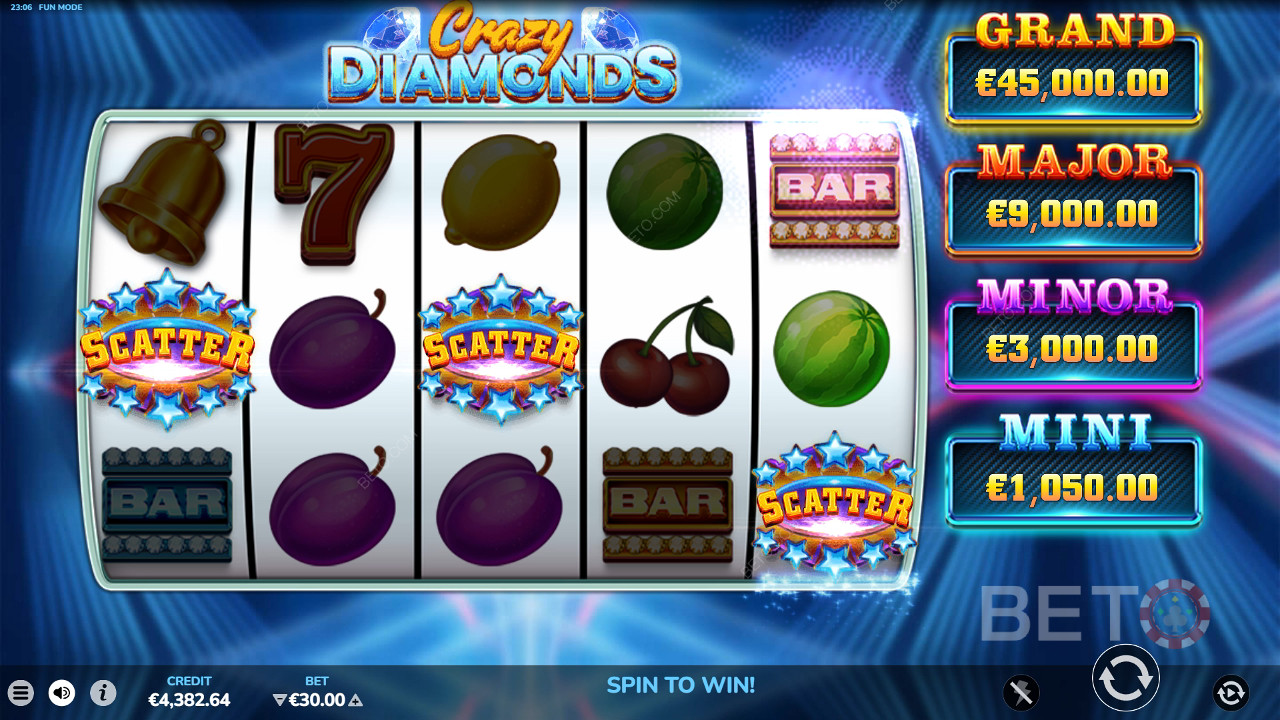 Crazy Diamonds Ανασκόπηση από BETO Slots