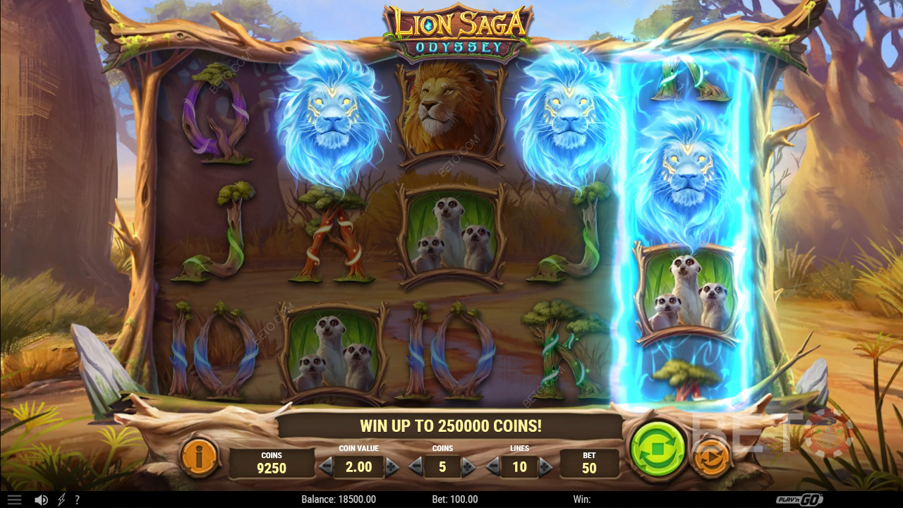 Lion Saga Odyssey Ανασκόπηση από BETO Slots