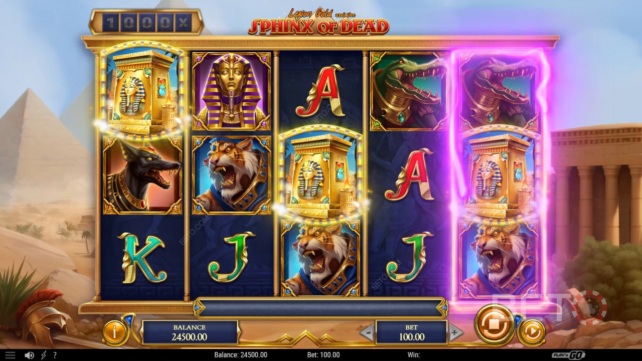 Legion Gold και η Σφίγγα των Νεκρών κριτική από την BETO Slots