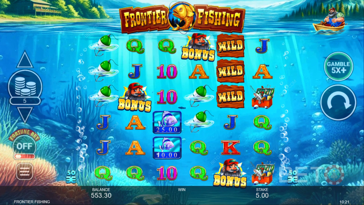 Frontier Fishing Ανασκόπηση από BETO Slots