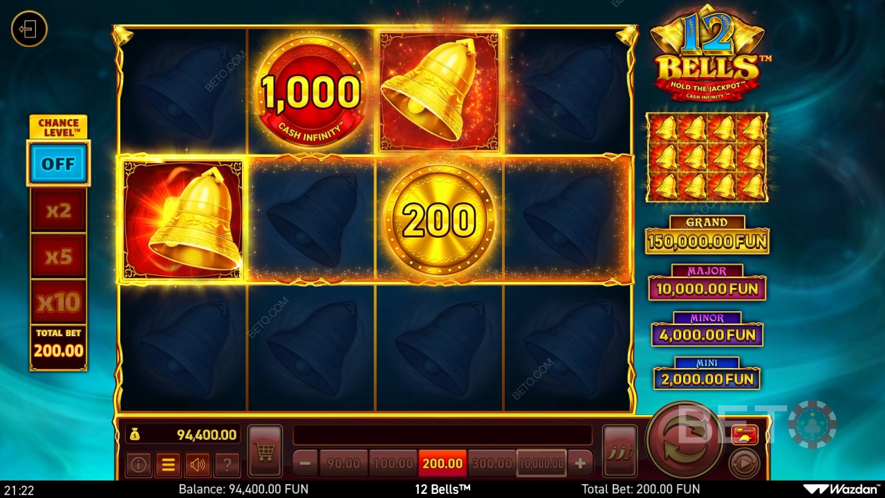 12 Bells Ανασκόπηση από BETO Slots