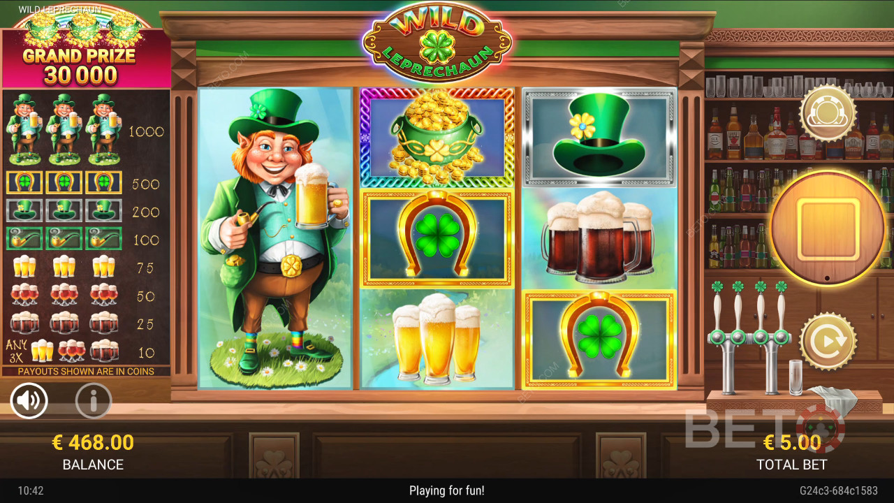 Wild Leprechaun Ανασκόπηση από BETO Slots