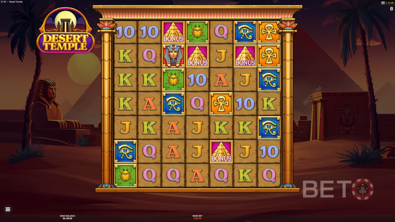 Ανασκόπηση του Desert Temple από την BETO Slots