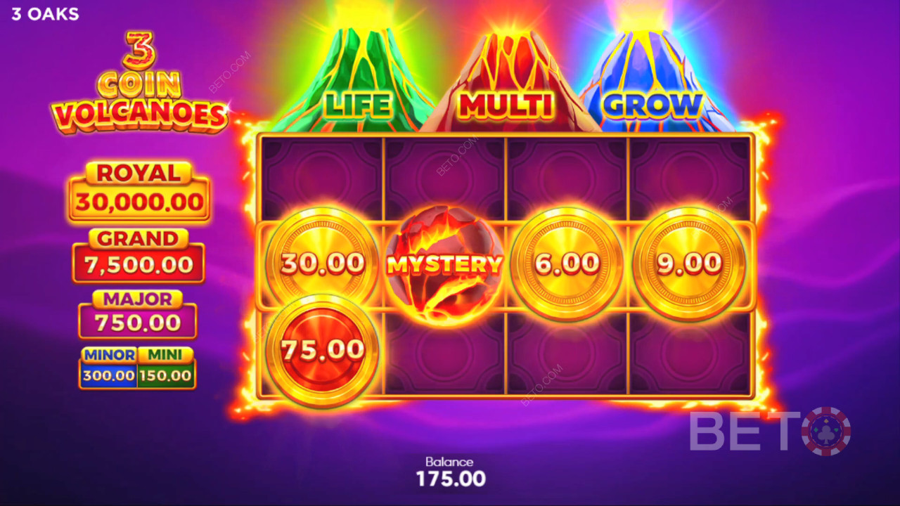 3 Coin Volcanoes Ανασκόπηση από BETO Slots