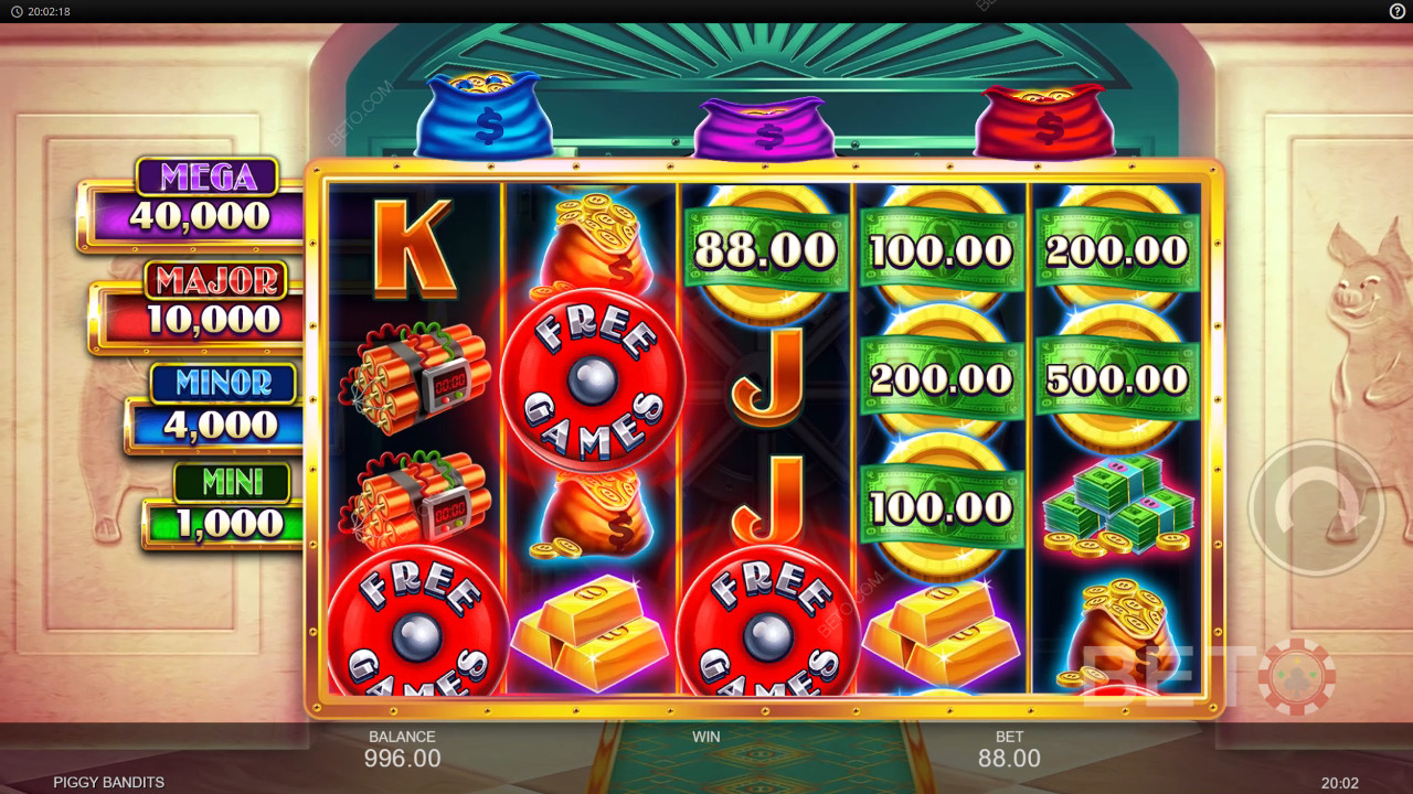 Piggy Bandits Ανασκόπηση από BETO Slots