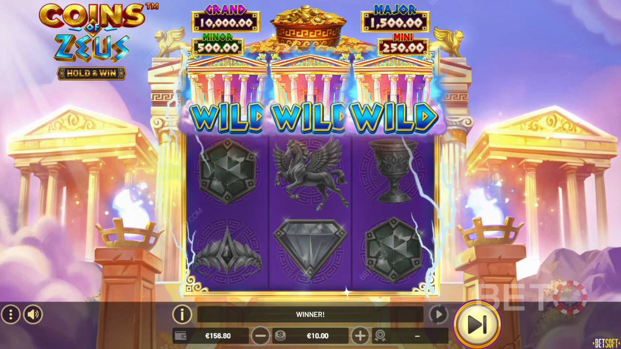 Κέρματα του Δία Ανασκόπηση από BETO Slots