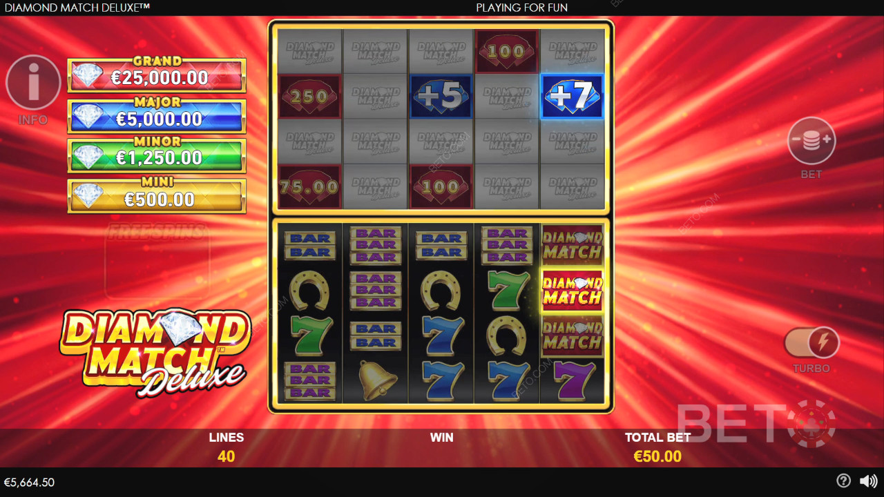 Diamond Match Deluxe Ανασκόπηση από BETO Slots