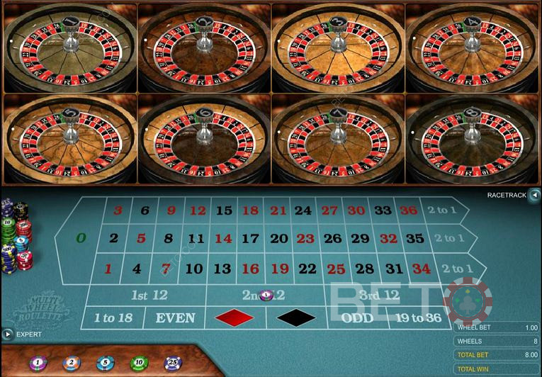 Η Multi Wheel Roulette είναι αποκλειστική για διαδικτυακά καζίνο