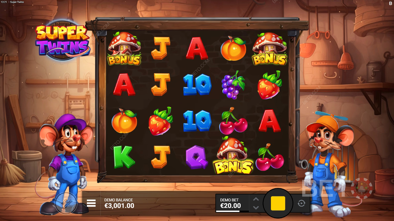 Super Twins κριτική από BETO Slots