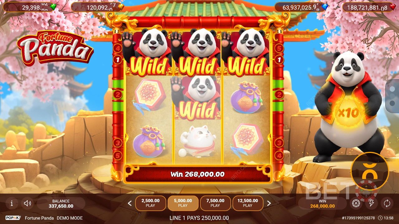 Ανασκόπηση Fortune Panda από την BETO Slots