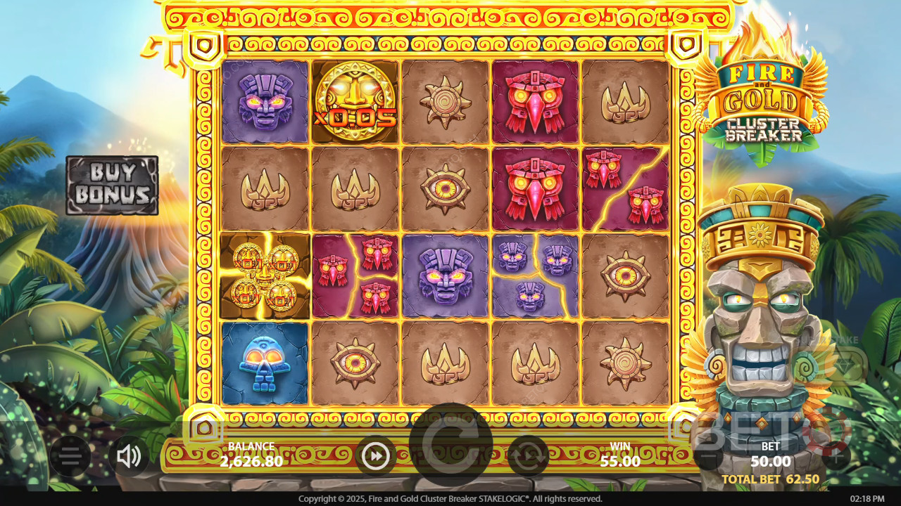 Fire and Gold Cluster Breaker Δωρεάν Παιχνίδι
