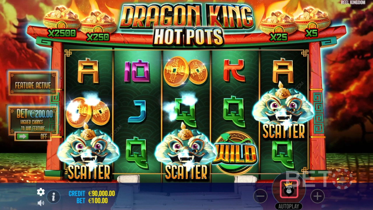 Dragon King Hot Pots κριτική από BETO Slots