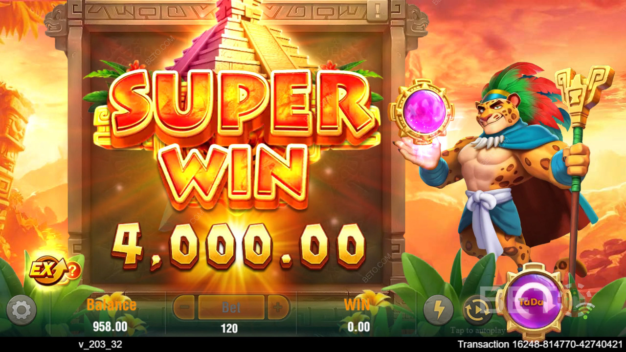 Κερδίστε 4.500 φορές το στοίχημά σας στο Lucky Jaguar Video Slot!