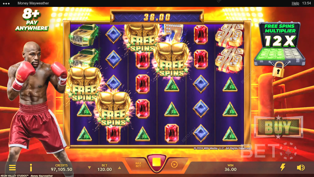 Money Mayweather Ανασκόπηση από BETO Slots
