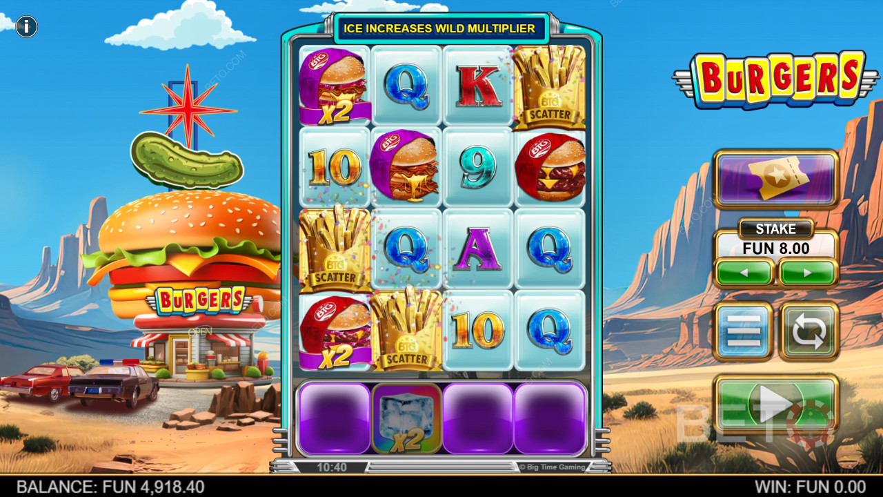 Burgers Ανασκόπηση από BETO Slots