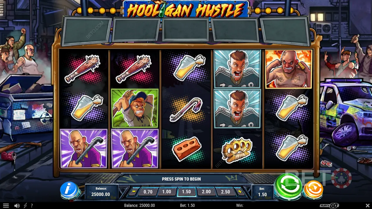 Παιχνίδι του κουλοχέρη Hooligan Hustle