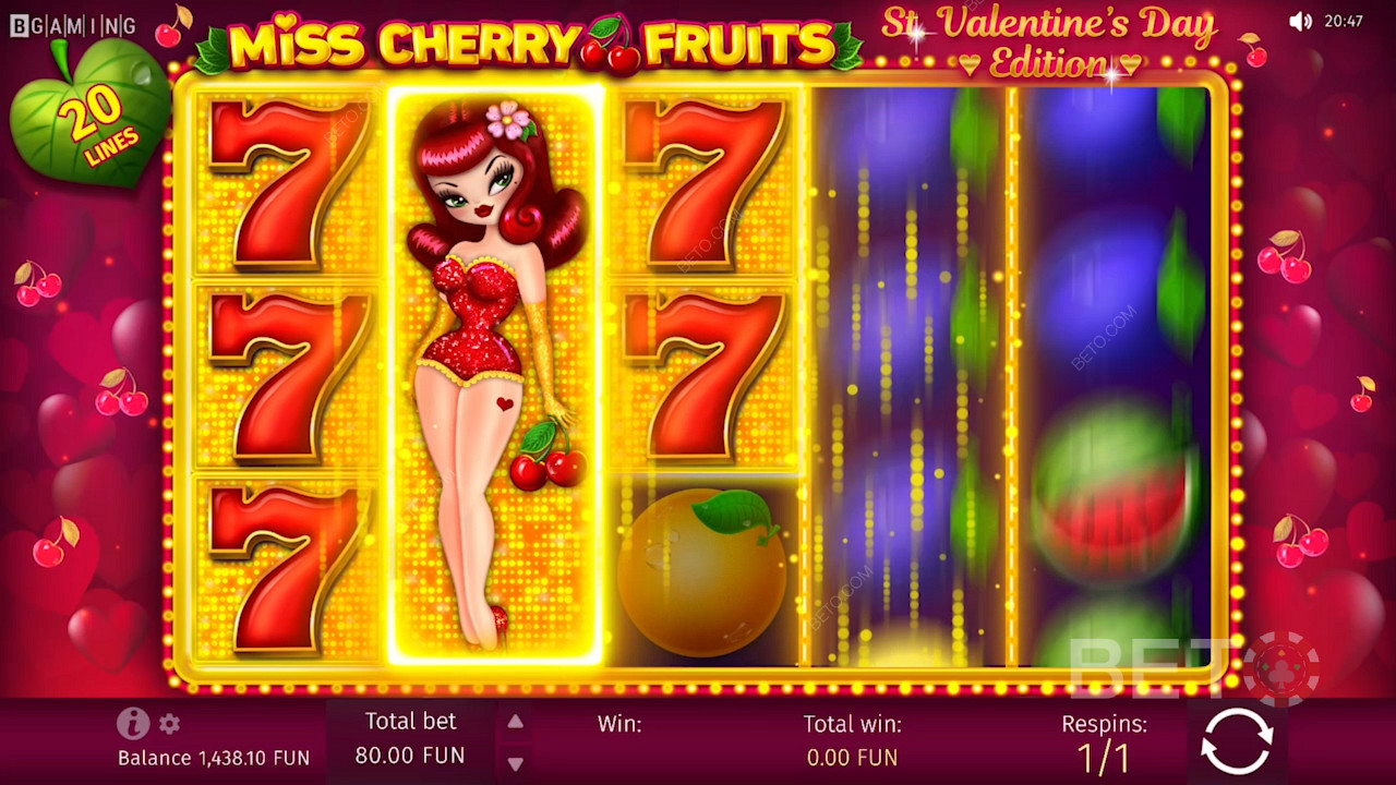 Πλέγμα 5x3 στο Miss Cherry Fruits