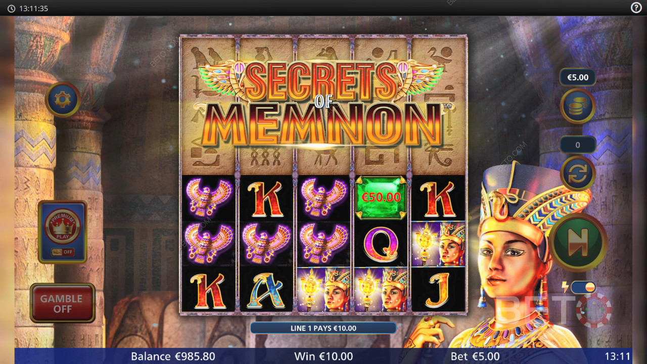 Secrets of Memnon Δωρεάν Παιχνίδι