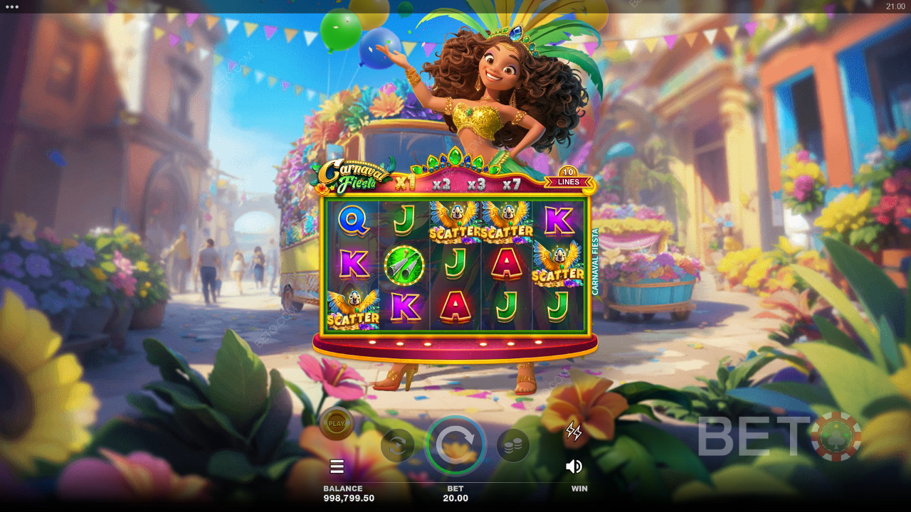 Carnaval Fiesta Ανασκόπηση από BETO Slots
