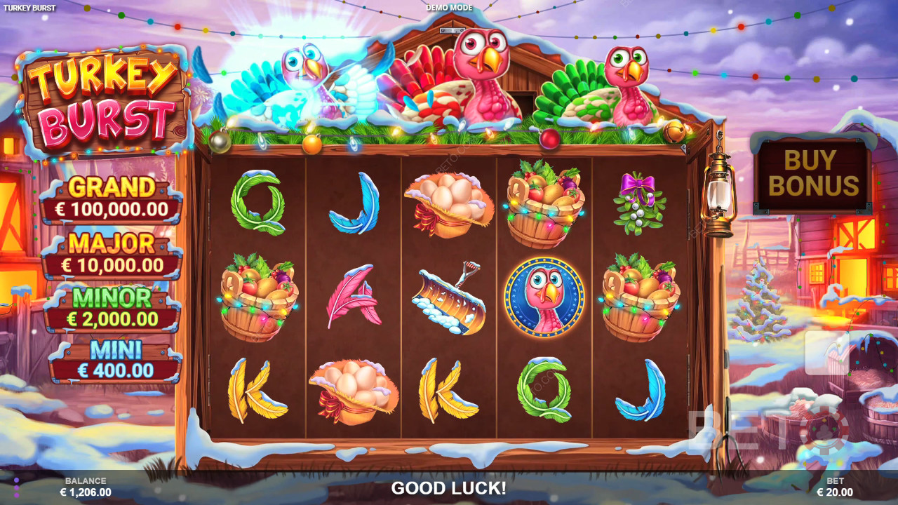 Ανασκόπηση Turkey Burst από BETO Slots