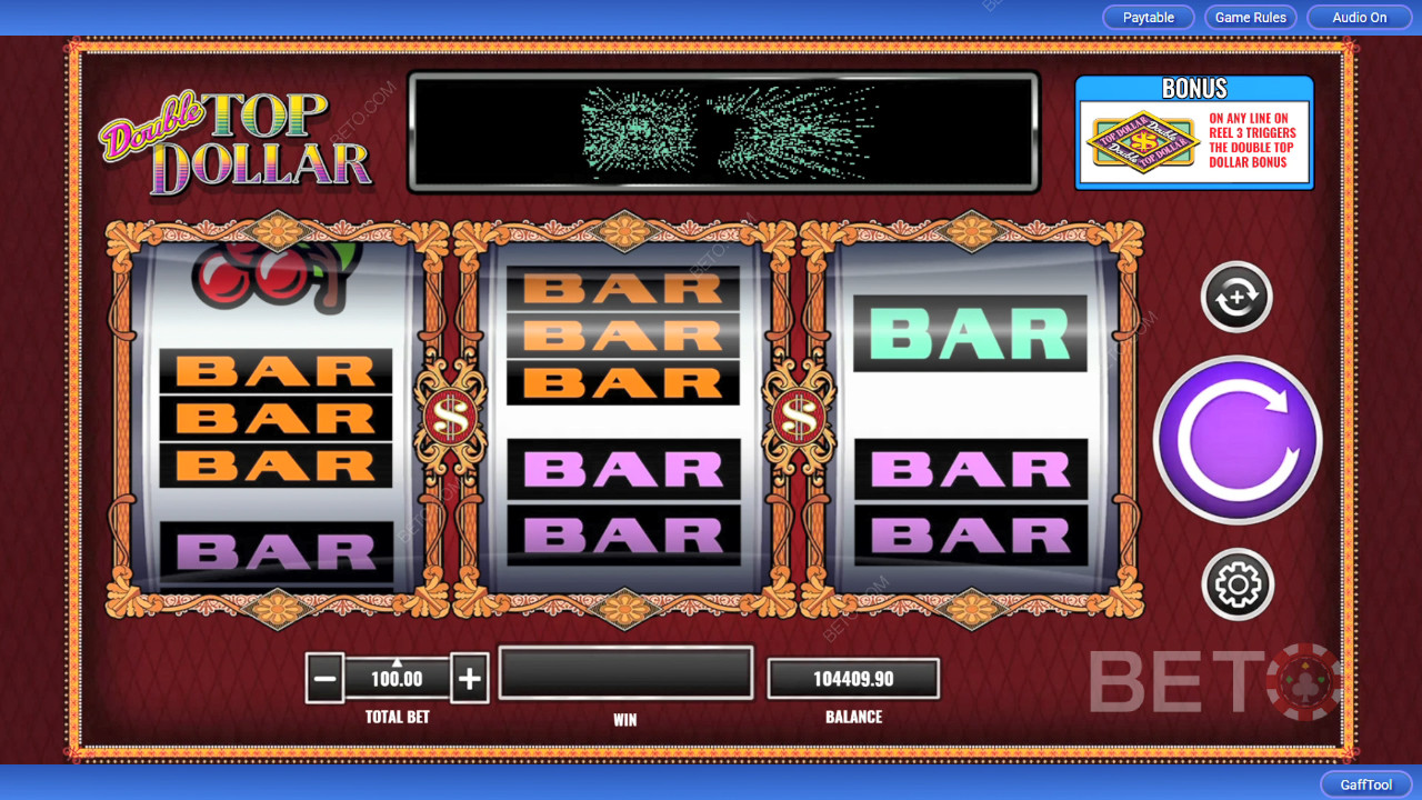 Double Top Dollar κριτική από BETO Slots