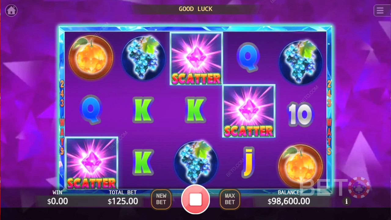 Crystal Fruits Ανασκόπηση από BETO Slots