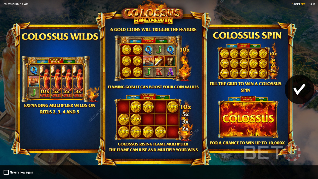 Απολαύστε Colossus Wilds, Respins και Jackpots στον κουλοχέρη Colossus: Hold and Win