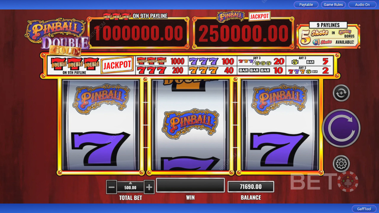 Pinball Double Gold Δωρεάν Παιχνίδι