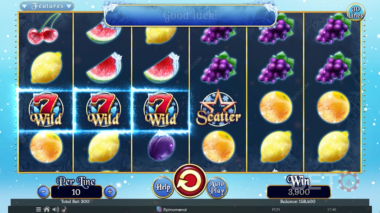 Fruits On Ice Collection 30 Lines Δωρεάν Παιχνίδι