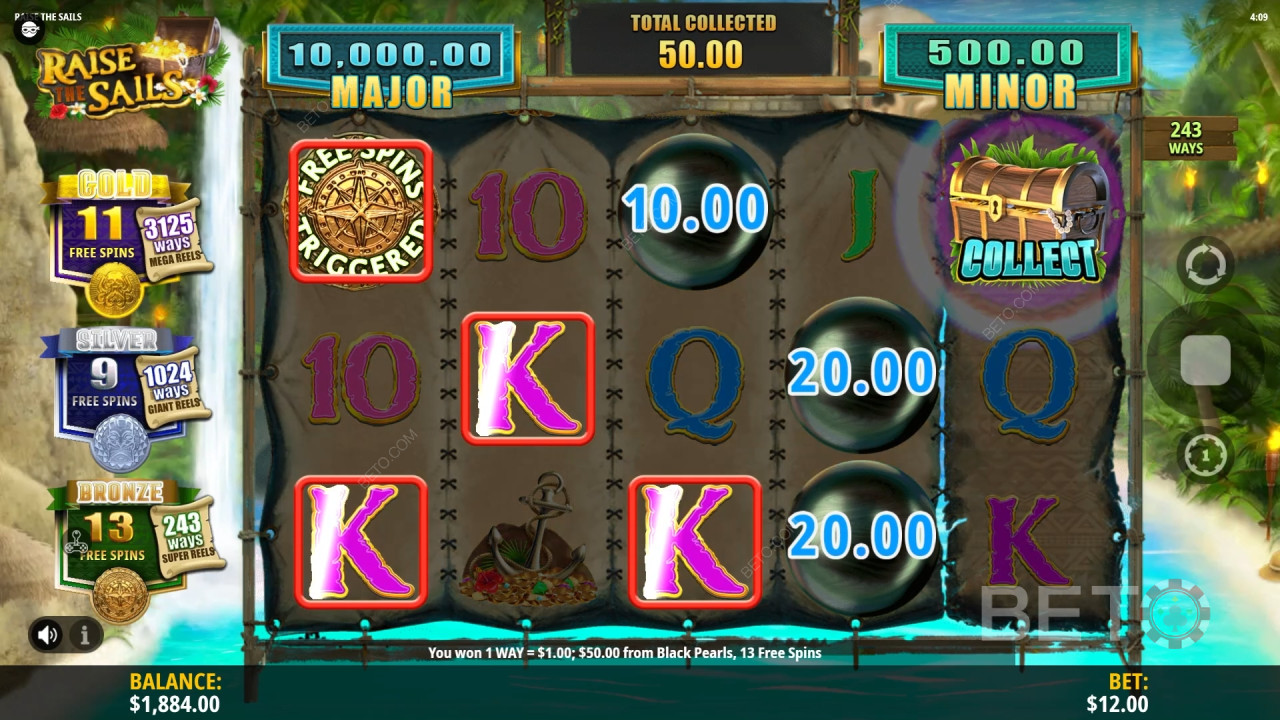 Raise the Sails Ανασκόπηση από BETO Slots