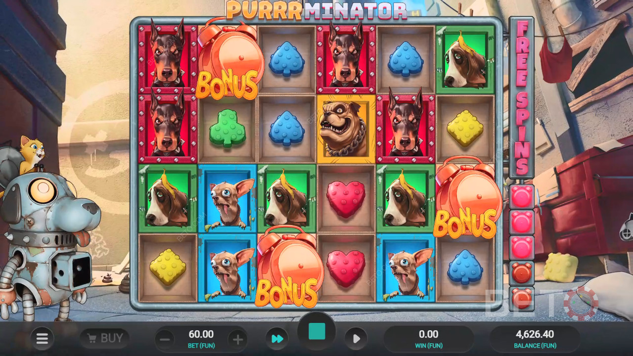 Purrrminator Ανασκόπηση από BETO Slots