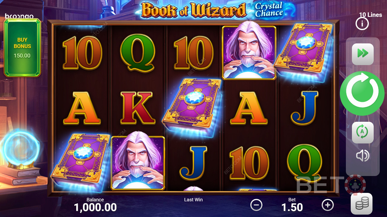 Book of Wizard: Crystal Chance Δωρεάν Παιχνίδι