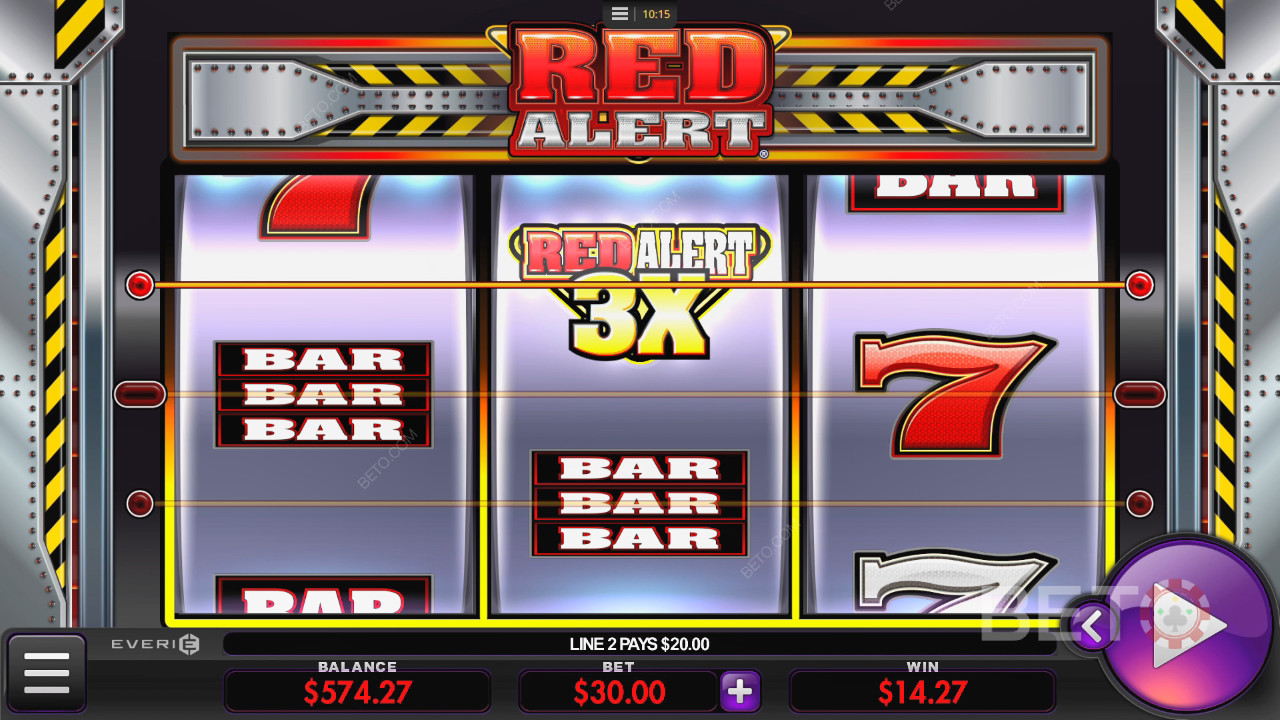 Red Alert Ανασκόπηση από BETO Slots