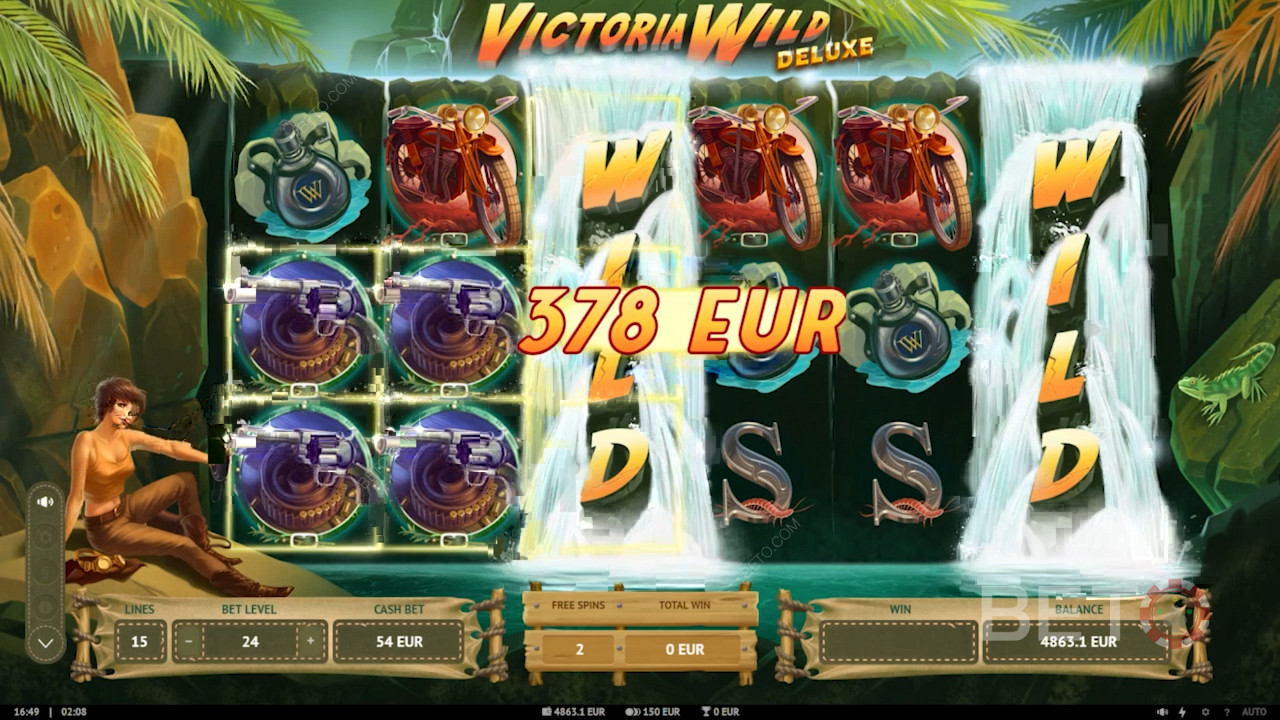 Land Expanding Waterfall Wilds και κερδίστε εύκολα σε Oasis Free Spins