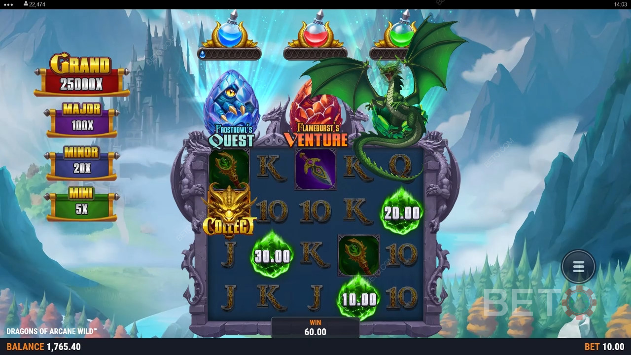 Dragons of Arcane Wild Ανασκόπηση από BETO Slots