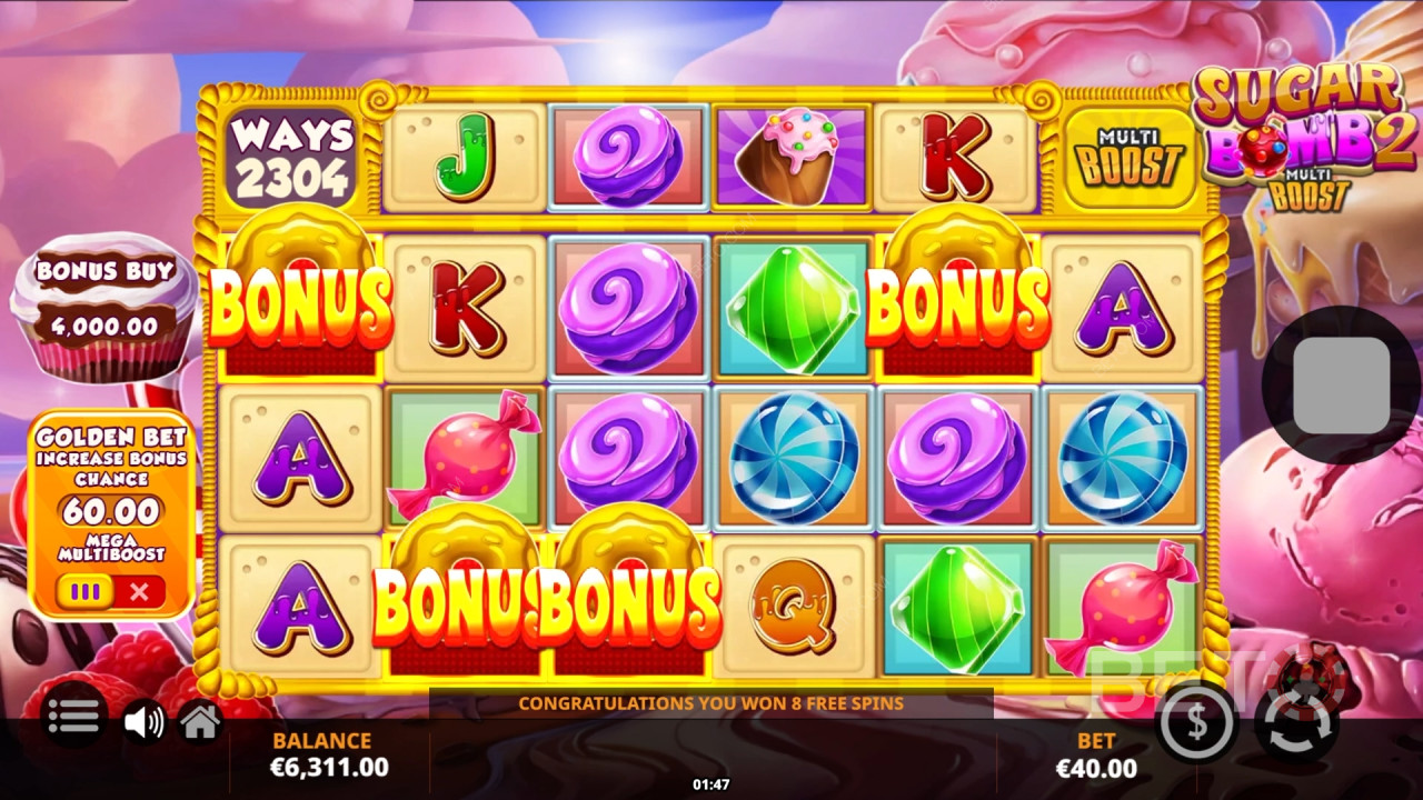 Sugar Bomb 2 MultiBoost Ανασκόπηση από BETO Slots