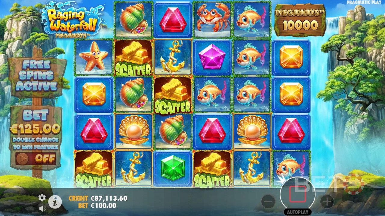 Raging Waterfall Megaways Δωρεάν Παιχνίδι
