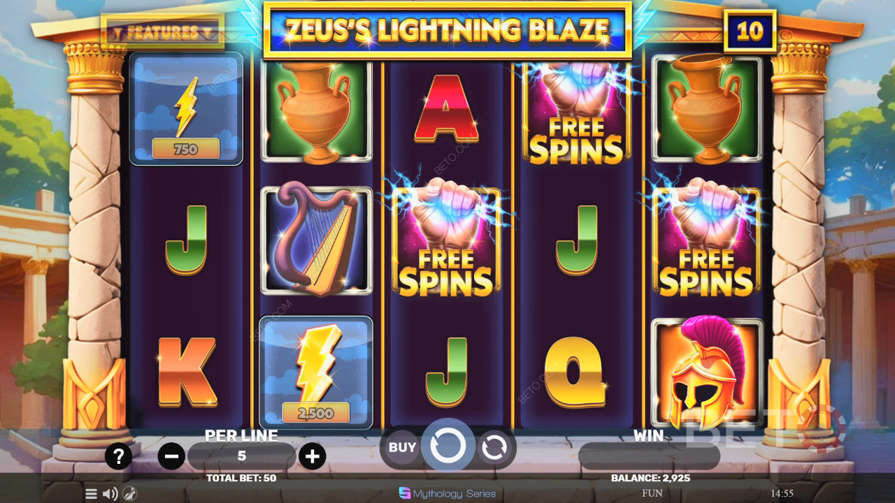 Lightning Blaze του Zeus Ανασκόπηση από BETO Slots