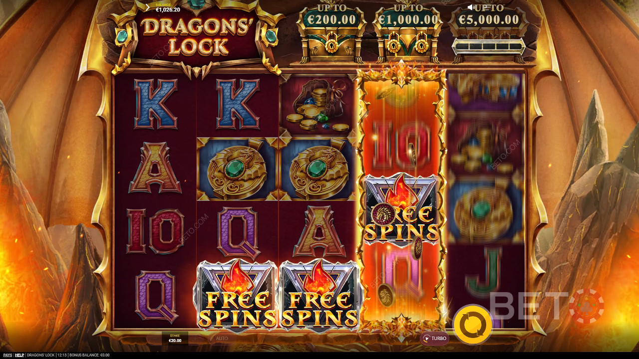 Dragons’ Lock Δωρεάν Παιχνίδι