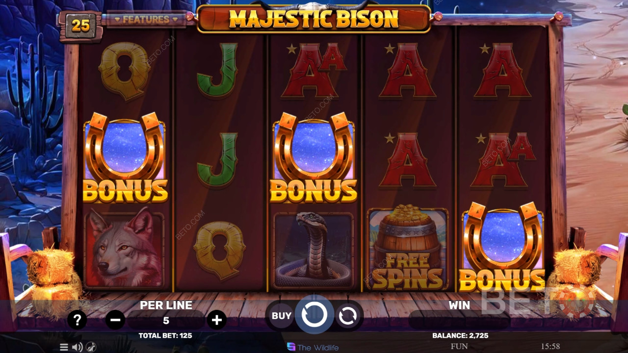 Majestic Bison Ανασκόπηση από BETO Slots