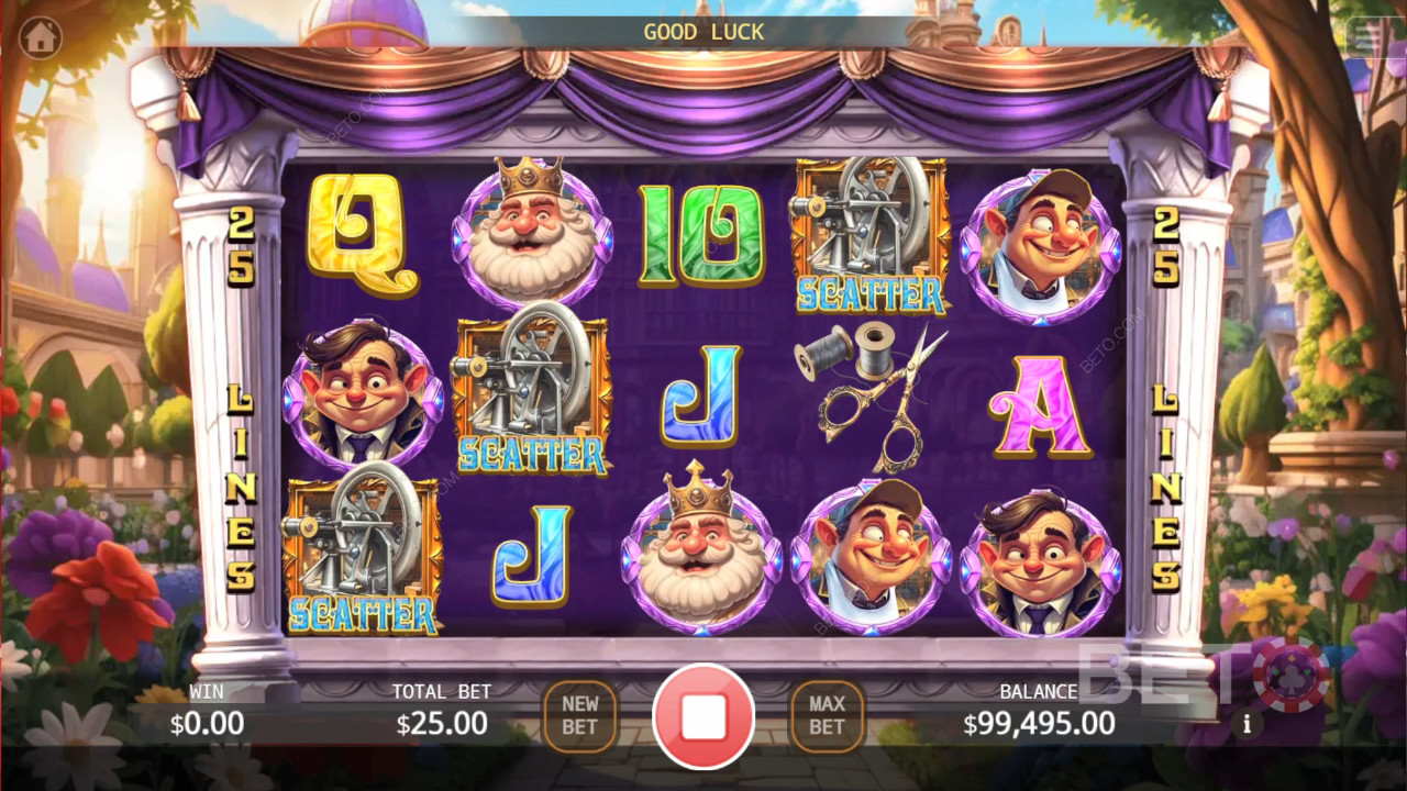 Τα νέα ρούχα του αυτοκράτορα κριτική από BETO Slots