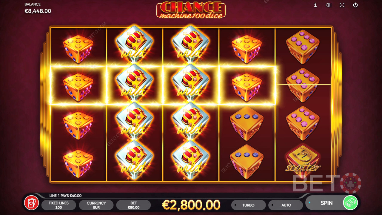 Ανασκόπηση του Chance Machine 100 Dice από την BETO Slots