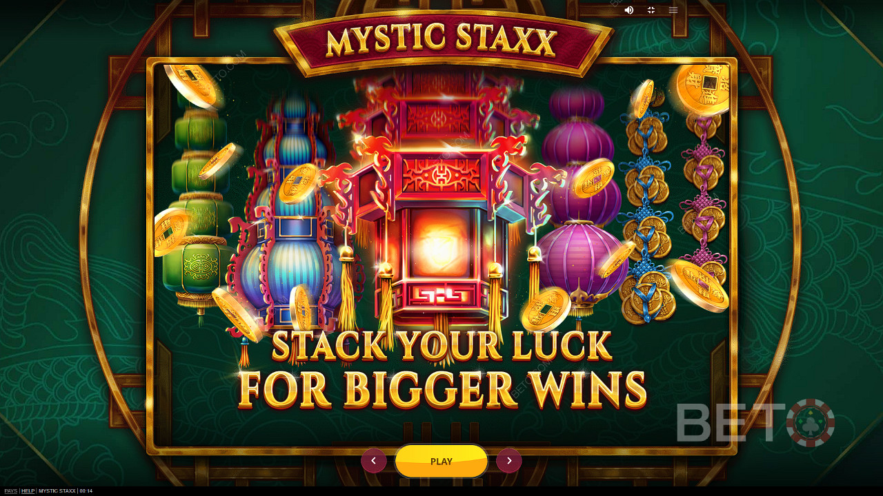 Απολαύστε Expanding Stacks και κερδίστε έως και 2.000 φορές το ποντάρισμά σας στο παιχνίδι Mystic Staxx.