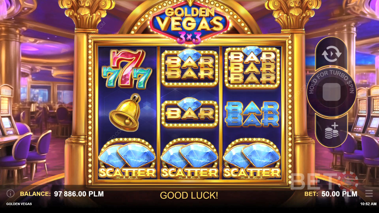 Golden Vegas 3x3 Δωρεάν Παιχνίδι