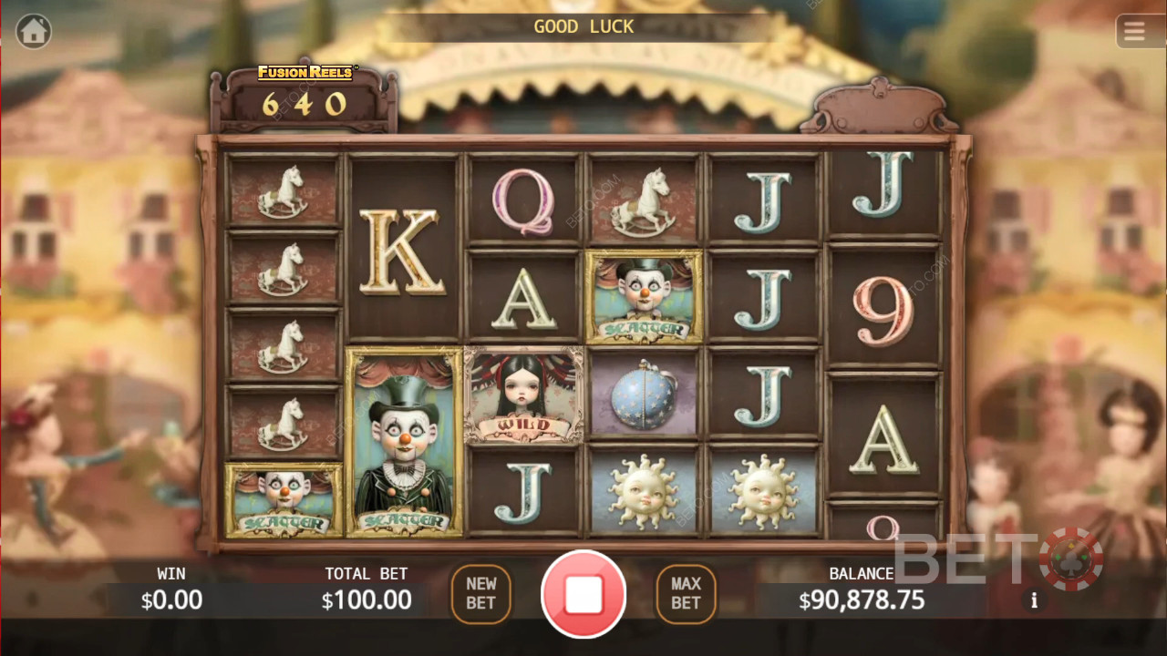 Κούκλα Θέατρο Fusion Reels κριτική από BETO Slots