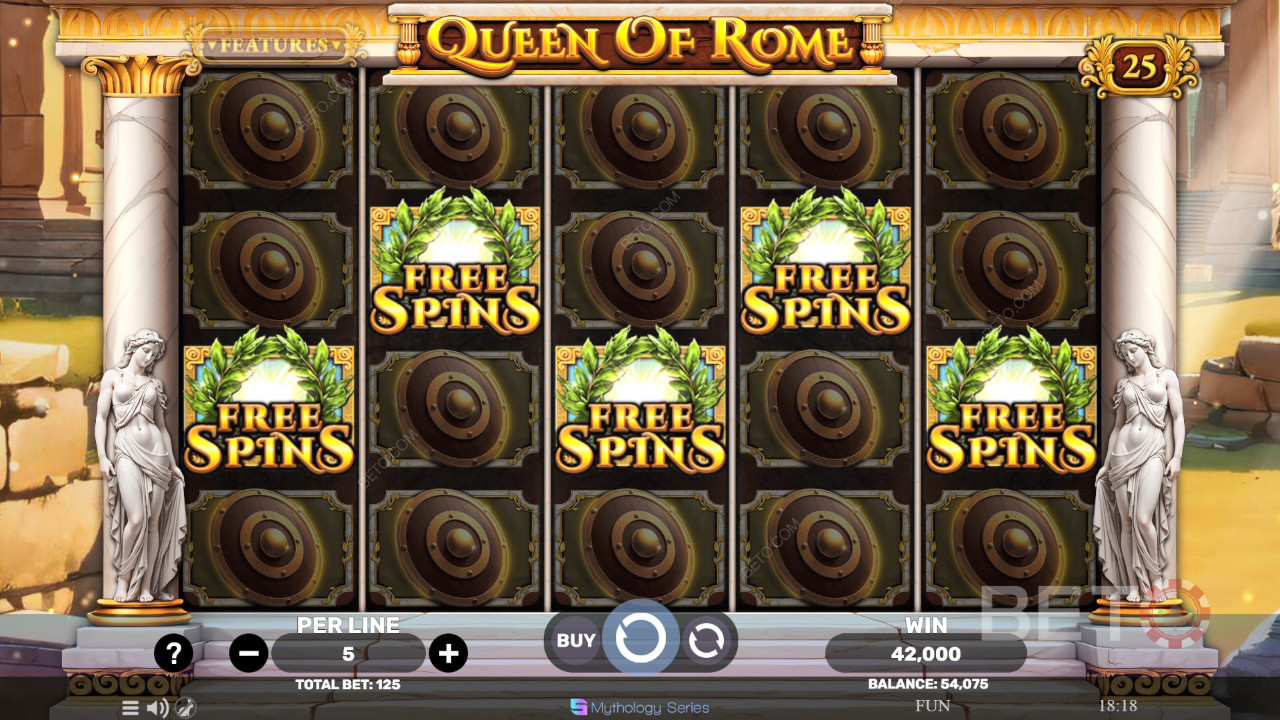 Queen of Rome Ανασκόπηση από BETO Slots